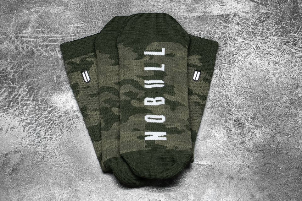 NOBULL Crew Sock (Camo) Army