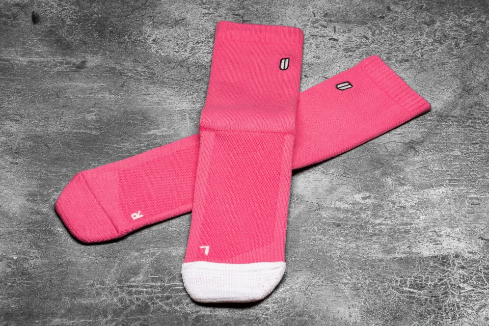 NOBULL Crew Sock (Neon) Pink