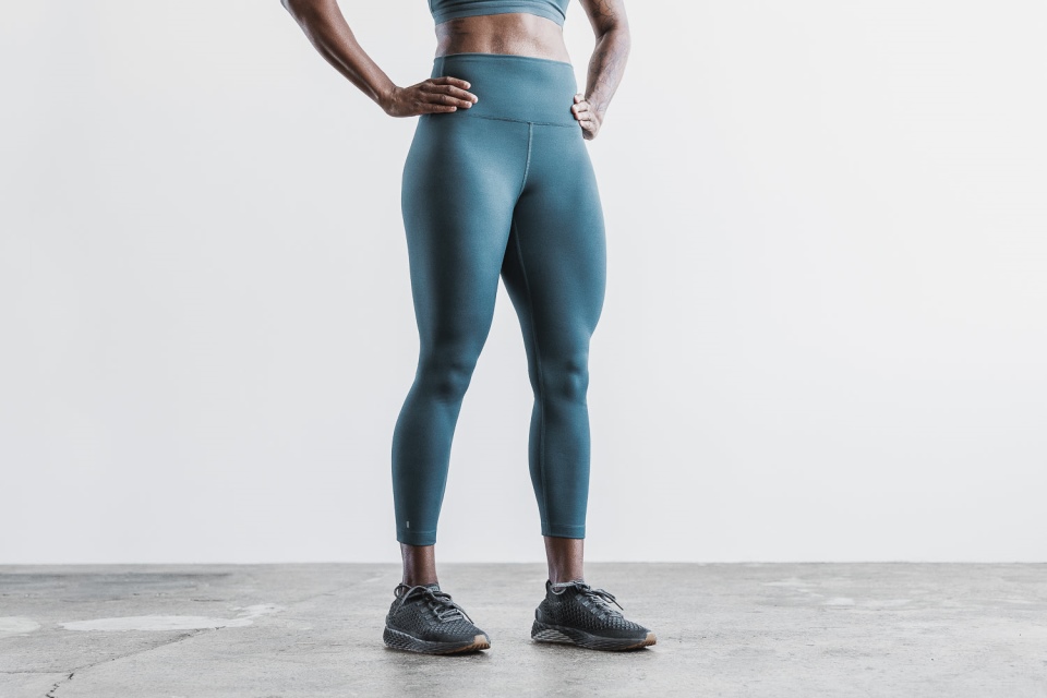 NOBULL High-Rise 7/8 Tight (Matte) Deep Teal Matte