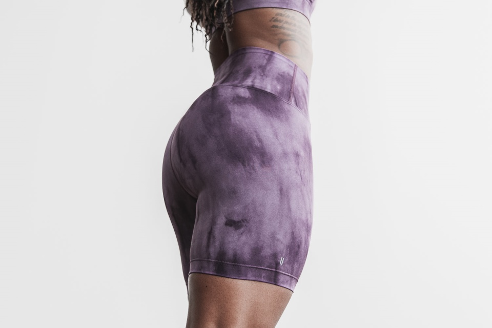 NOBULL High-Rise Short 6" (Tie-Dye) Nightshade