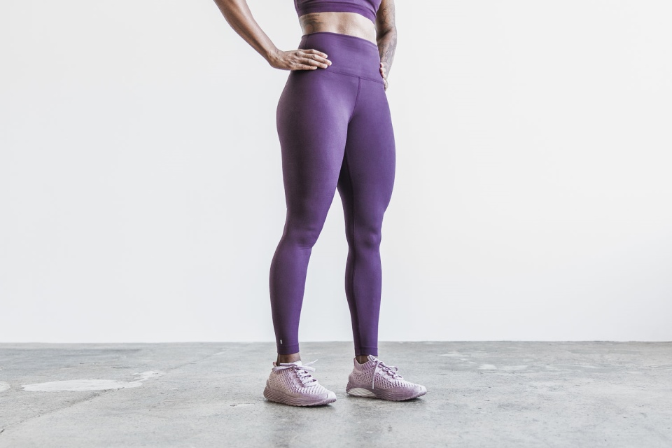 NOBULL High-Rise Tight (Matte) Plum