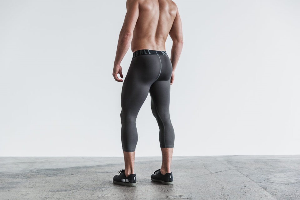 NOBULL Men's 3/4 Compression Tight Dark