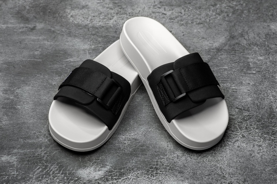 NOBULL Men's Adjustable Slide Black Ivory