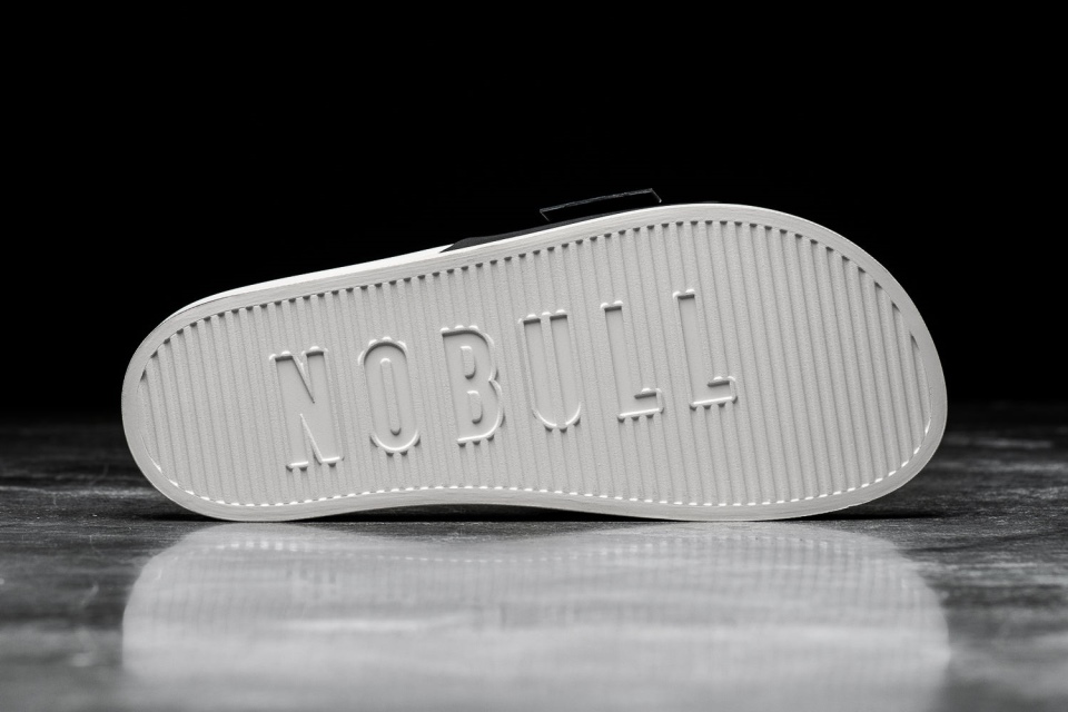 NOBULL Men's Adjustable Slide Black Ivory