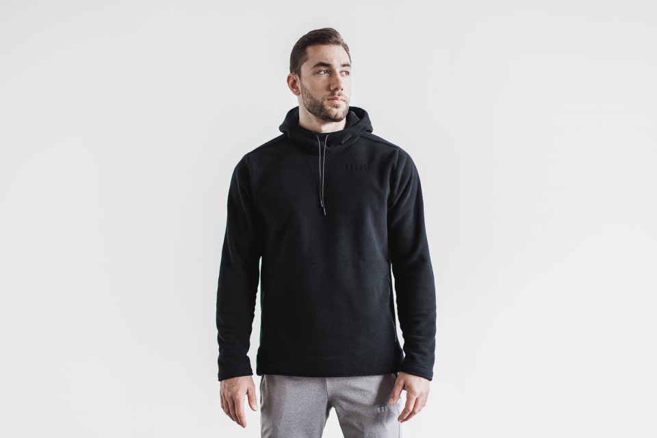 NOBULL Men's Arctic Pullover Hoodie Black