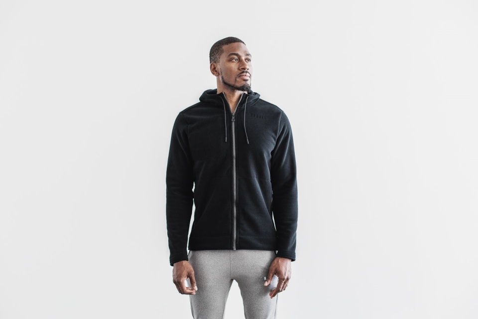 NOBULL Men's Arctic Zip-Up Jacket Black