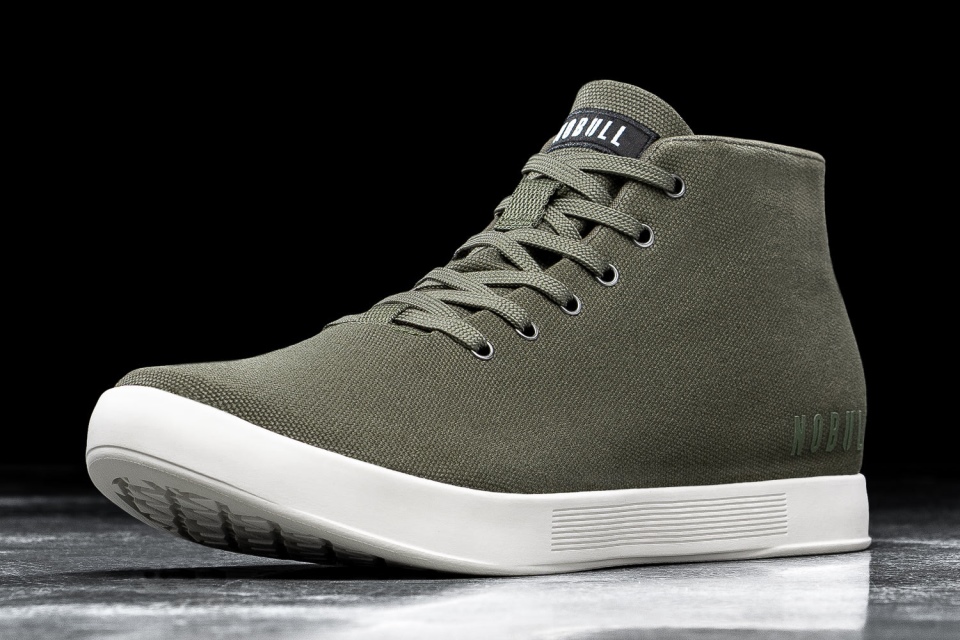 NOBULL Men's Canvas Mid Trainer Ivy