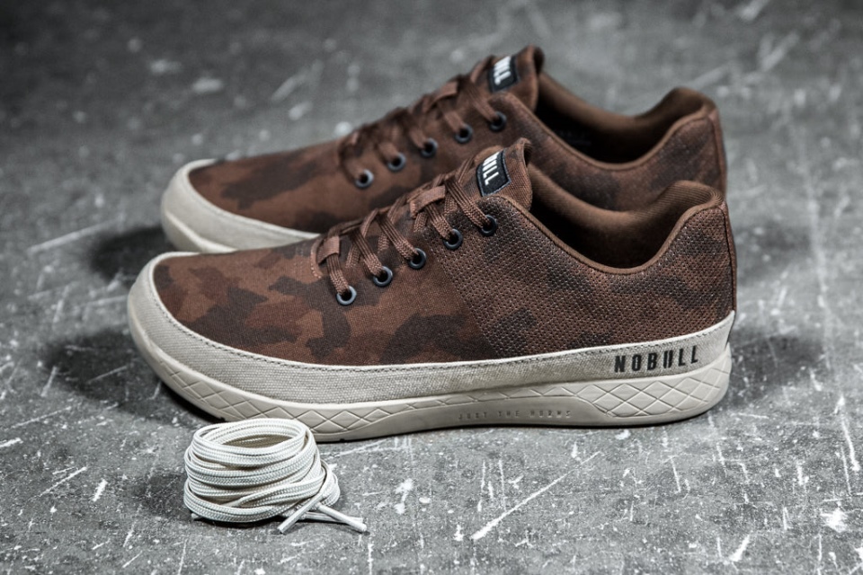 NOBULL Men's Canvas Trainer Grizzly