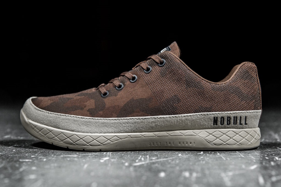 NOBULL Men's Canvas Trainer Grizzly