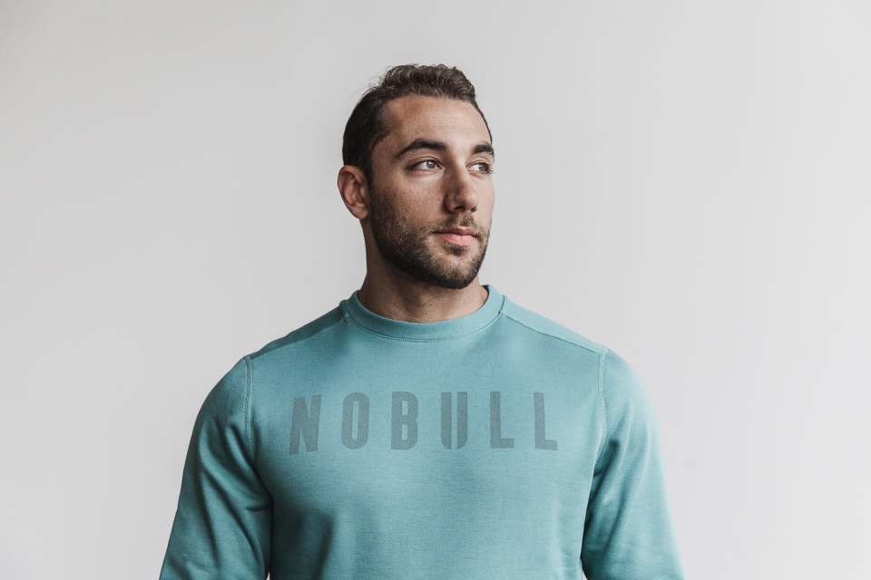 NOBULL Men's Crew Sweatshirt Oil