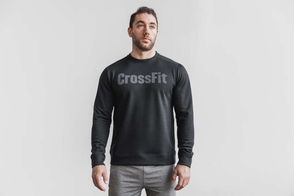 NOBULL Men's Crossfit Crew Sweatshirt Black