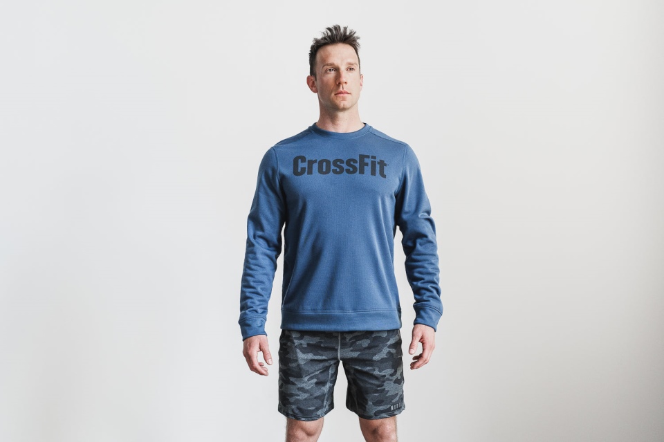 NOBULL Men's Crossfit Crew Sweatshirt Navy