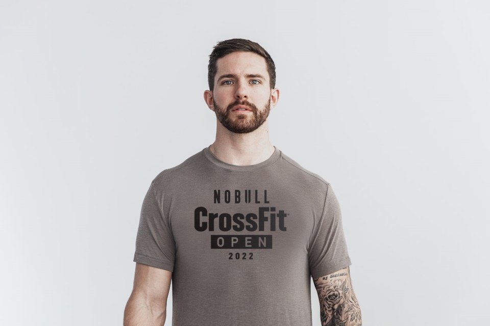 NOBULL Men's Crossfit Open 2022 Tee Rock