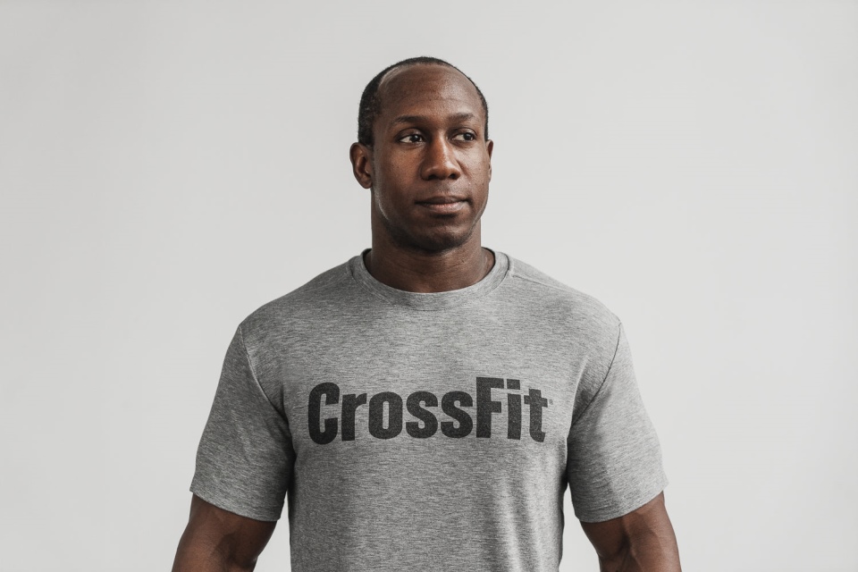 NOBULL Men's Crossfit Tee Grey