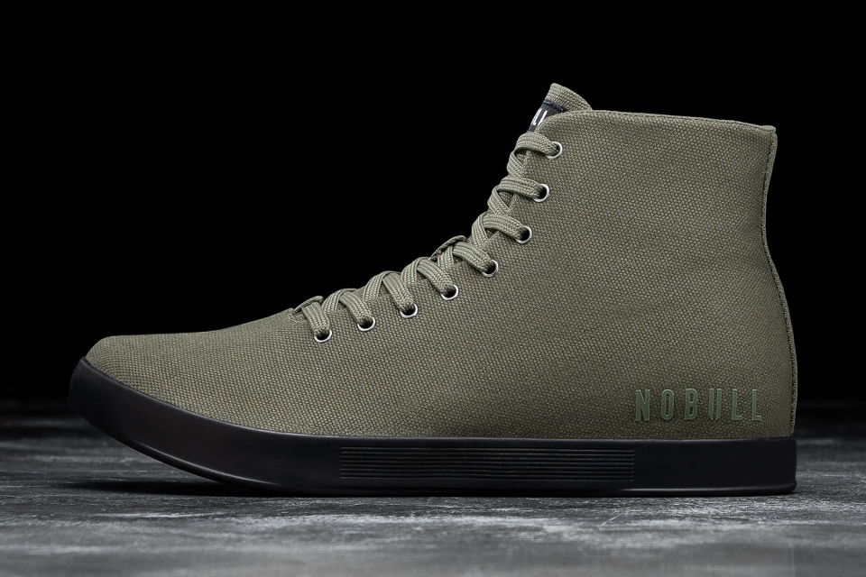 NOBULL Men's High-Top Canvas Trainer Ivy