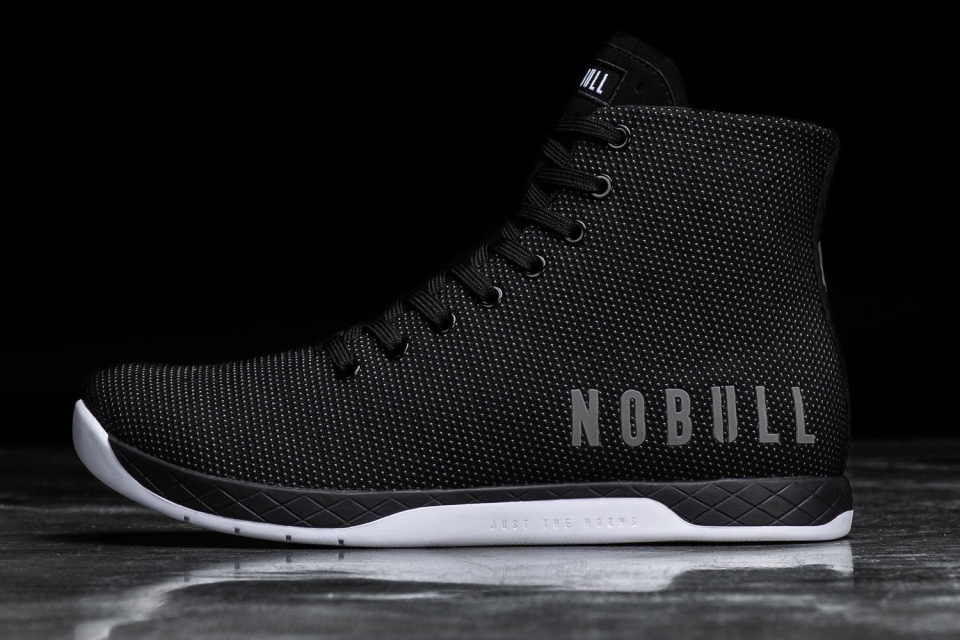 NOBULL Men's High-Top Trainer Black And White