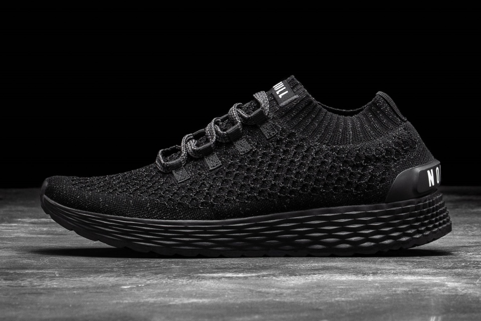 NOBULL Men's Knit Runner Black Reflective