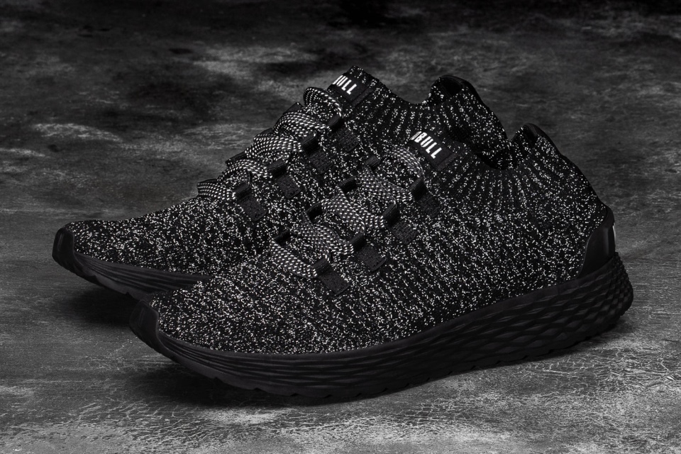 NOBULL Men's Knit Runner Black Reflective