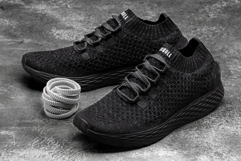 NOBULL Men's Knit Runner Black Reflective