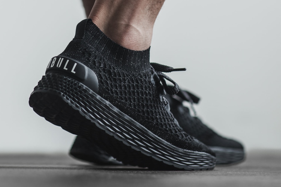 NOBULL Men's Knit Runner Black Reflective