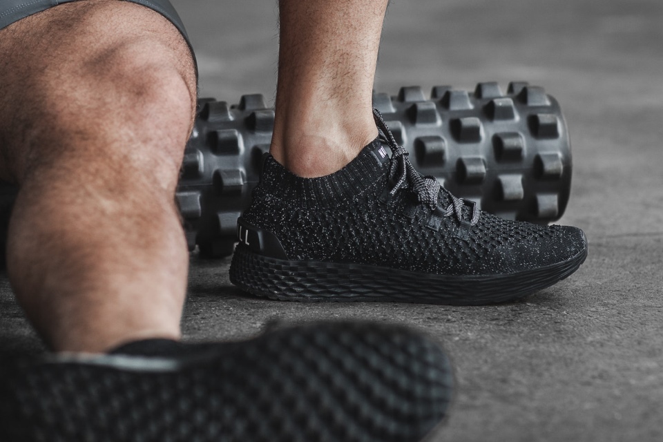 NOBULL Men's Knit Runner Black Reflective