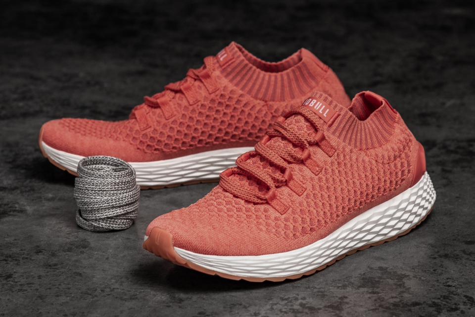 NOBULL Men's Knit Runner Coral