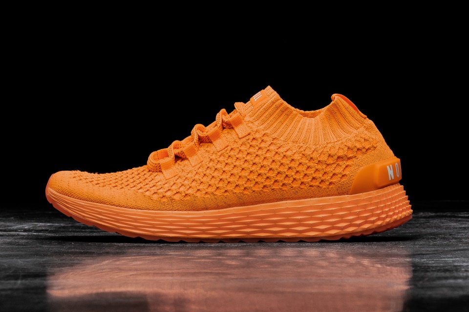 NOBULL Men's Knit Runner Orange