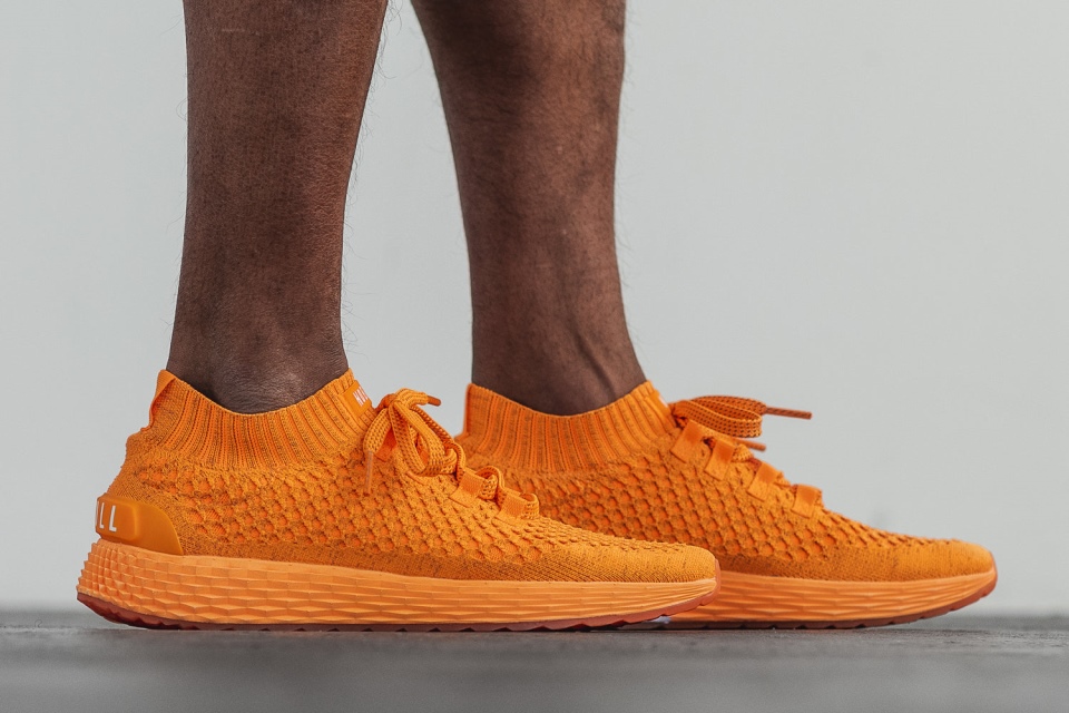 NOBULL Men's Knit Runner Orange