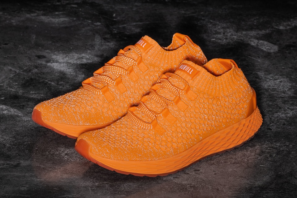 NOBULL Men's Knit Runner Orange