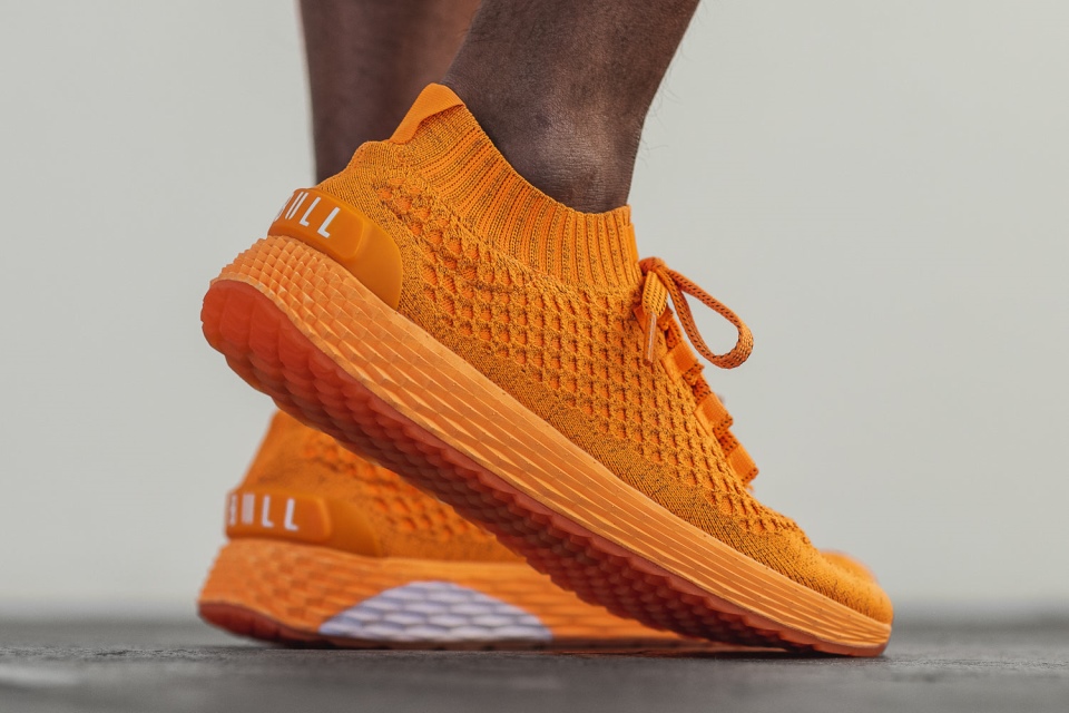 NOBULL Men's Knit Runner Orange