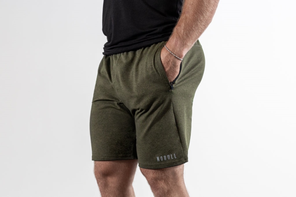 NOBULL Men's Knit Short 8.5" Olive