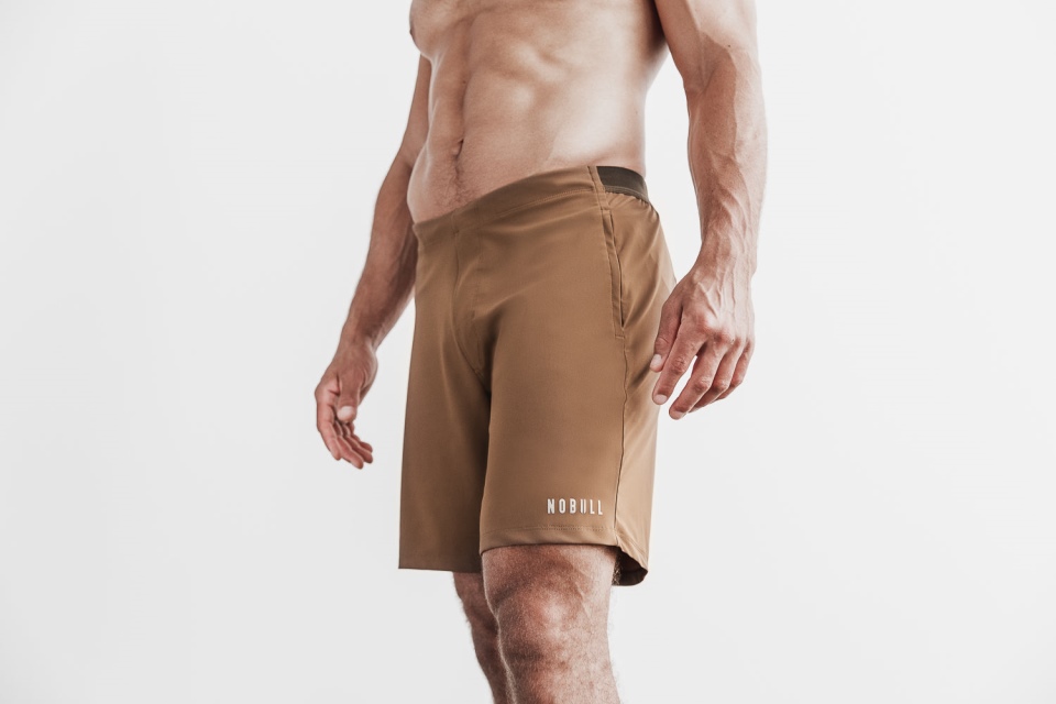 NOBULL Men's Lightweight Short 9" Brown