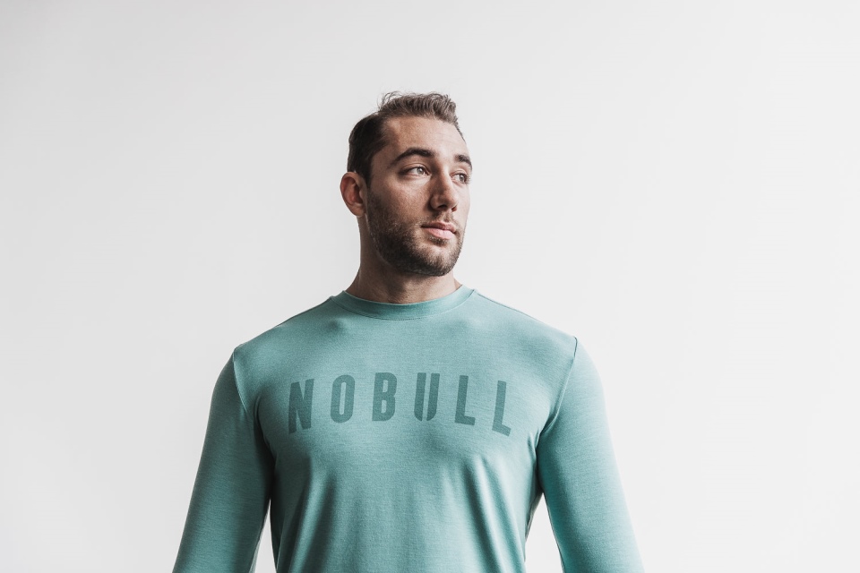 NOBULL Men's Long Sleeve Tee Oil