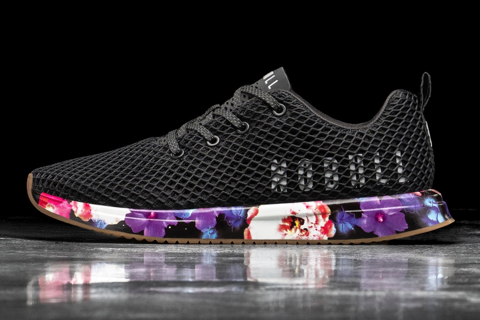 NOBULL Men's Mesh Runner Black Space Floral