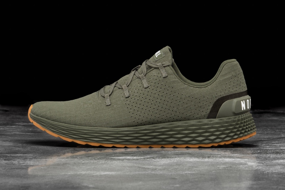 NOBULL Men's Ripstop Runner Army Gum