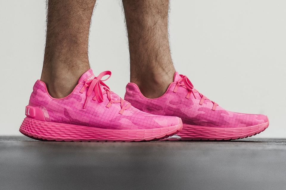 NOBULL Men's Ripstop Runner Neon Pink Camo