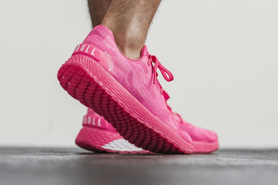 NOBULL Men's Ripstop Runner Neon Pink Camo