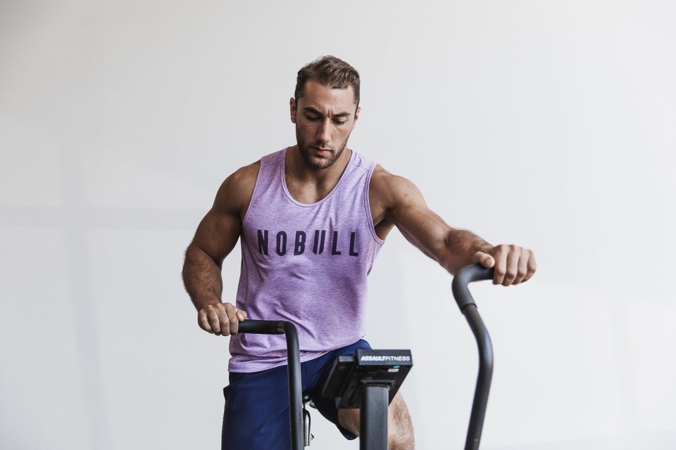 NOBULL Men's Tank (Bright Colors) Iris