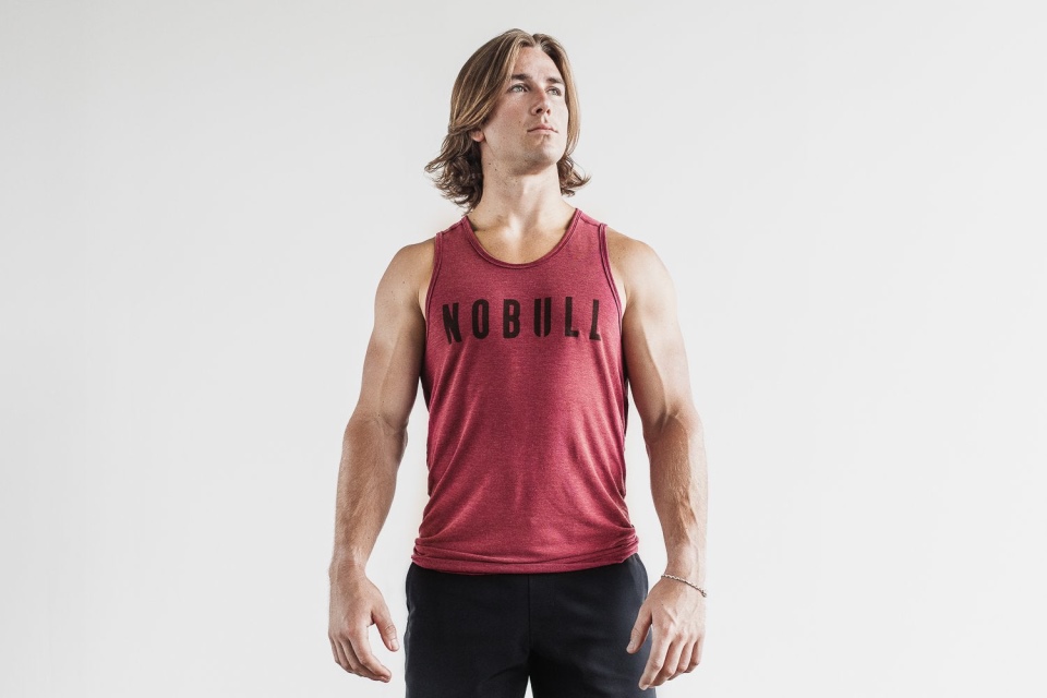 NOBULL Men's Tank (Classic Colors) Wine