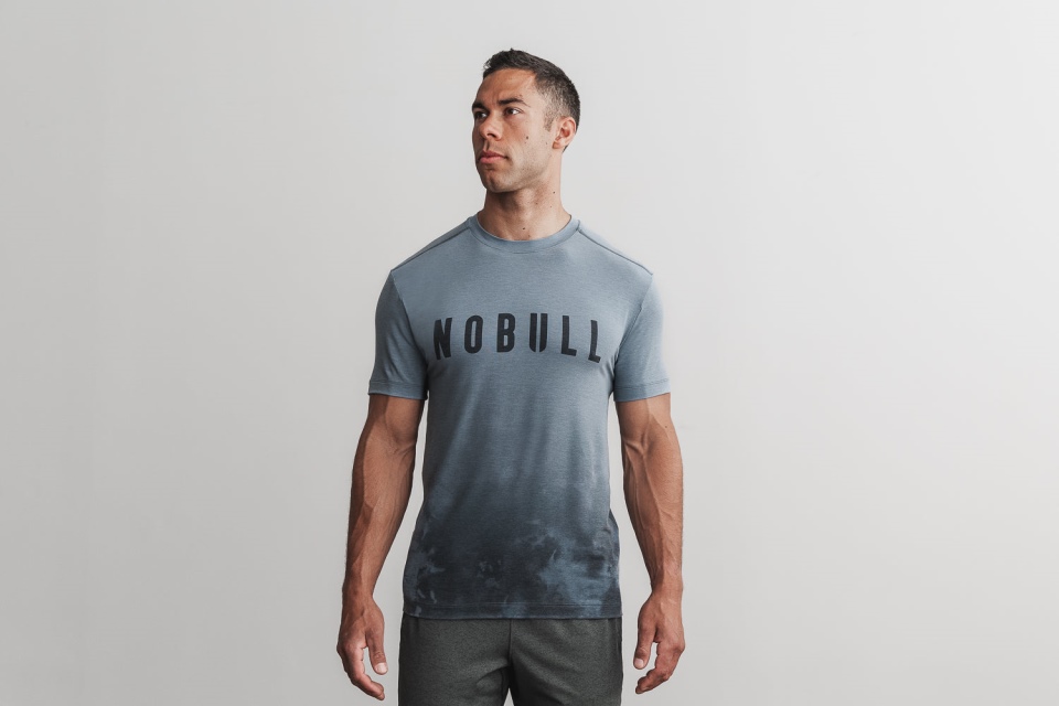 NOBULL Men's Tee (Dip-Dye) Slate