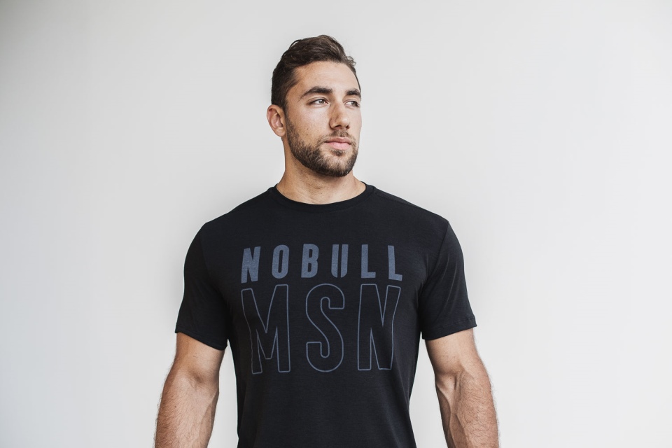 NOBULL Men's Tee (Madison) Black