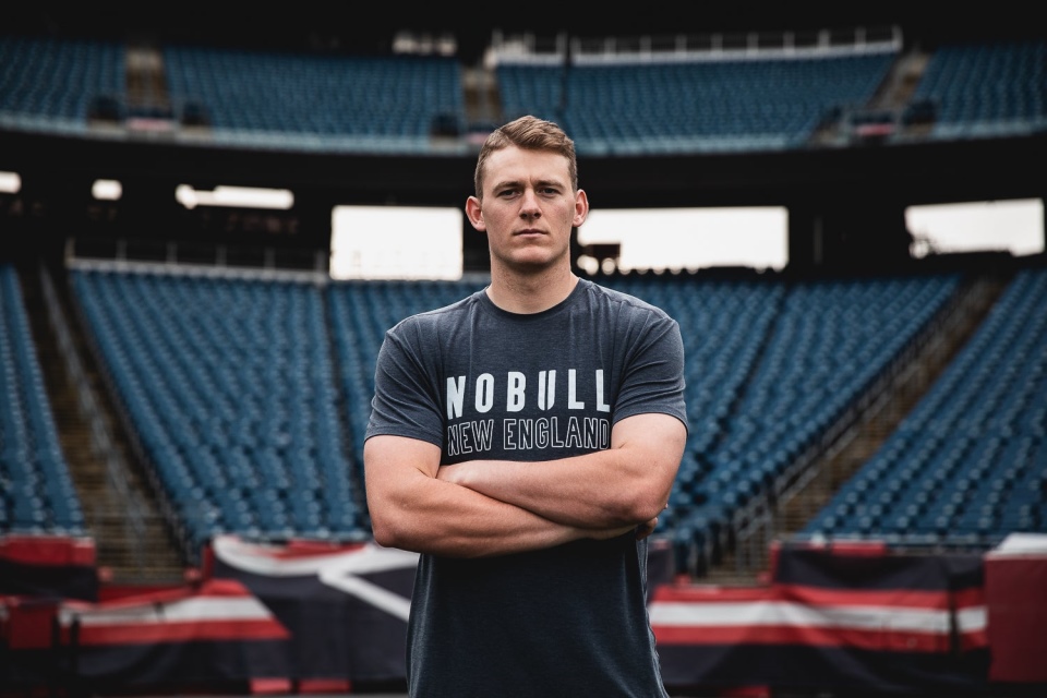 NOBULL Men's Tee (New England) Navy