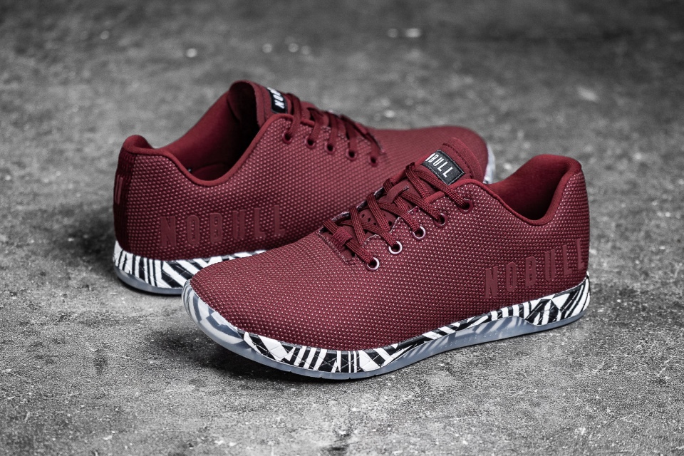 NOBULL Men's Trainer Cabernet Zebra