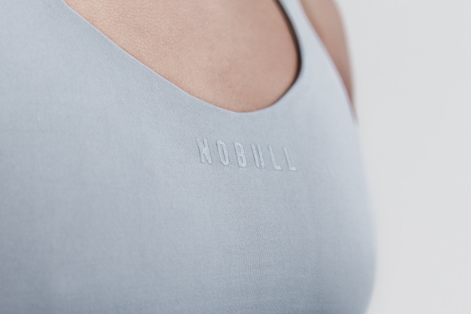 NOBULL Pace Sports Bra Stone