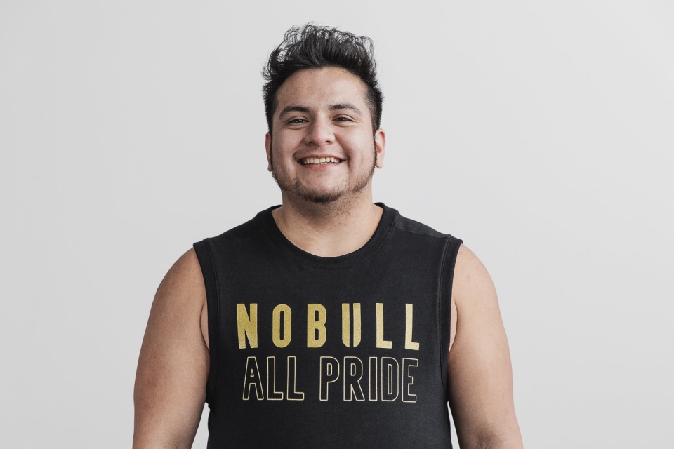NOBULL Sleeveless Crew Sweatshirt (Pride) Black