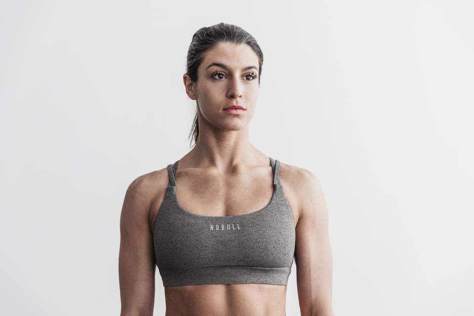 NOBULL Sports Bra (Plush Heather) Grey