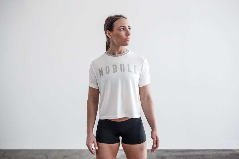 NOBULL Women's Boxy Tee White