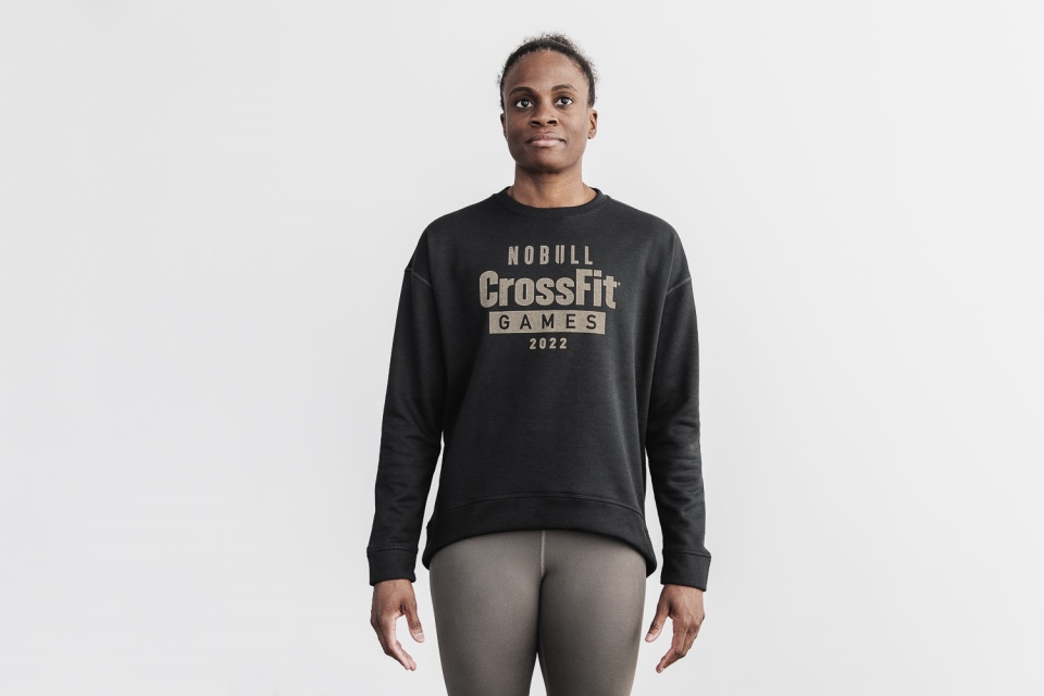 NOBULL Women's Crossfit Games 2022 Crew Sweatshirt Black