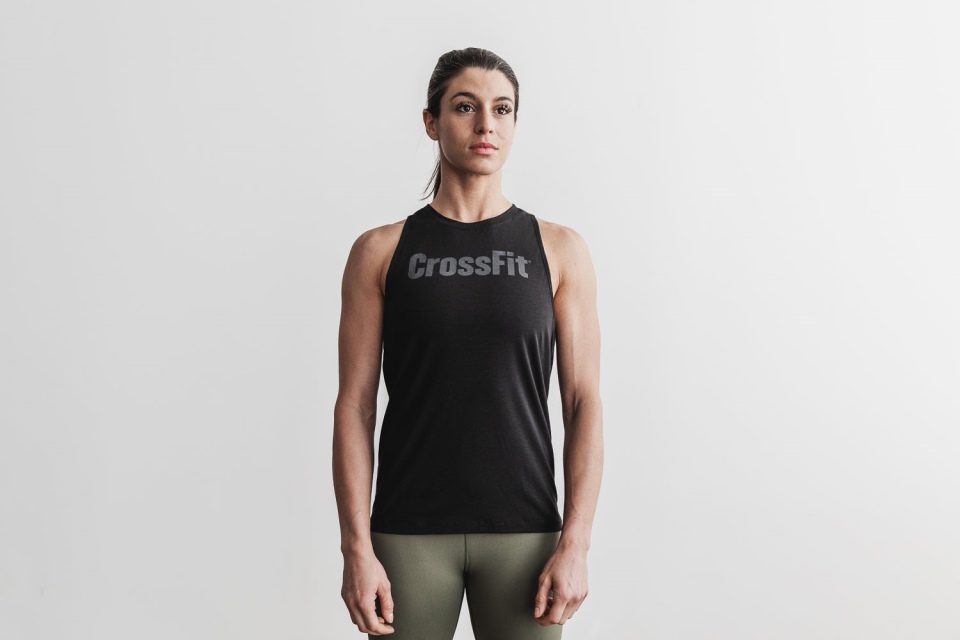 NOBULL Women's Crossfit High-Neck Tank Black