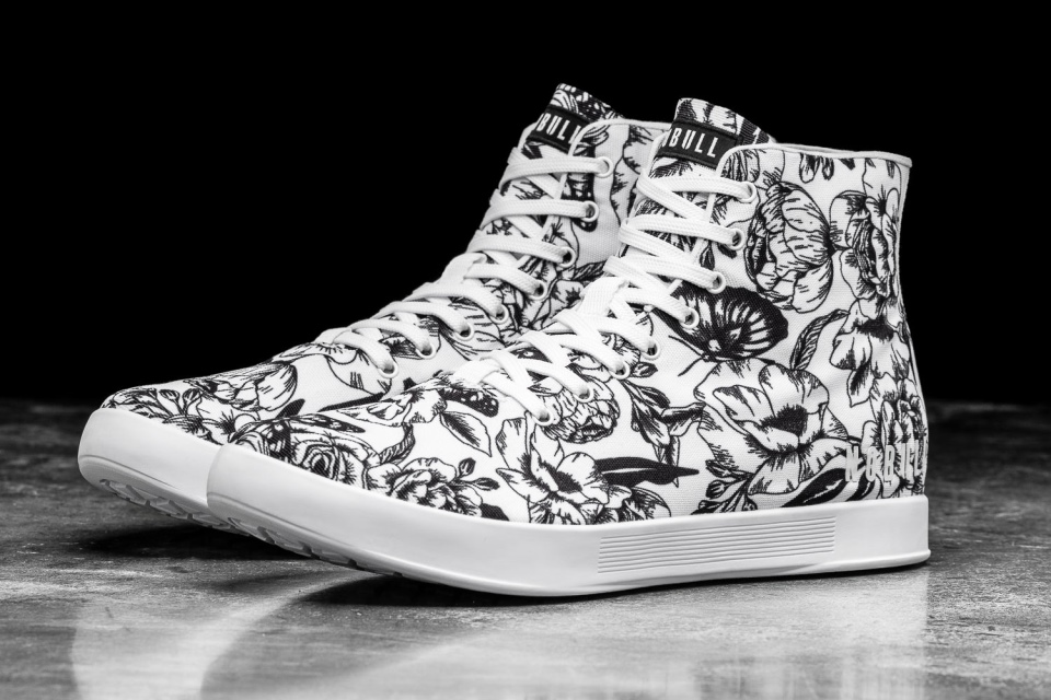 NOBULL Women's High-Top Canvas Trainer Butterfly